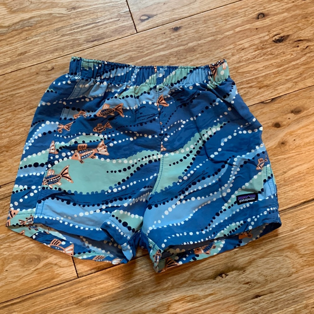 Patagonia baby swim trunks